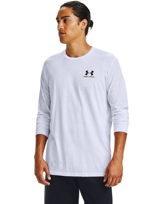 UA SPORTSTYLE LEFT CHEST LS (1329585-100) Men