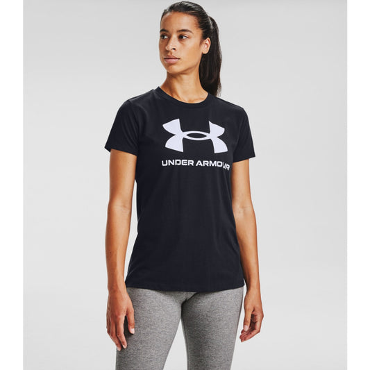 UA LOGO SS (1356305-001) Women