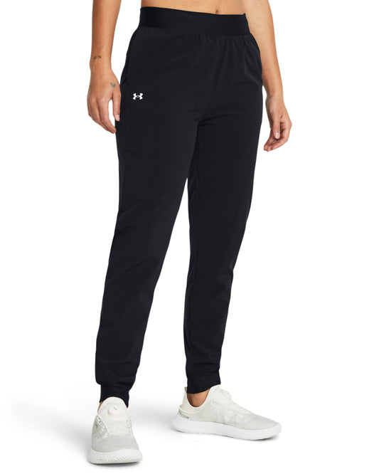 UA RIVAL HI RISE WOVEN PANT (1382727-001) Women