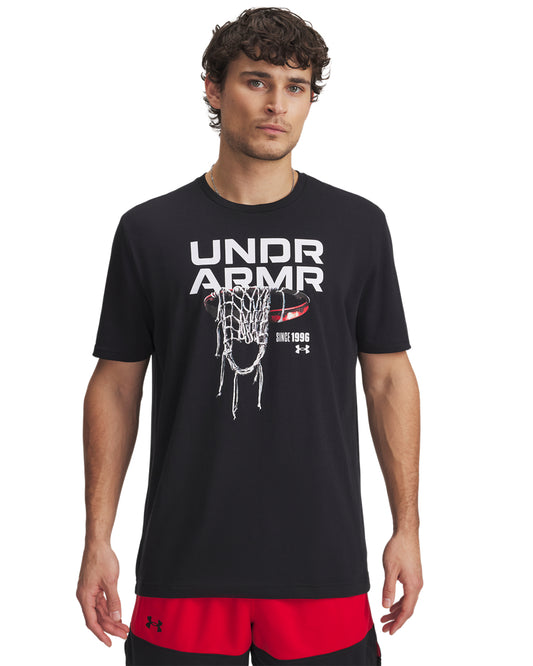 UA M 60/40S HOOPS NET SS (1390188-001) Men