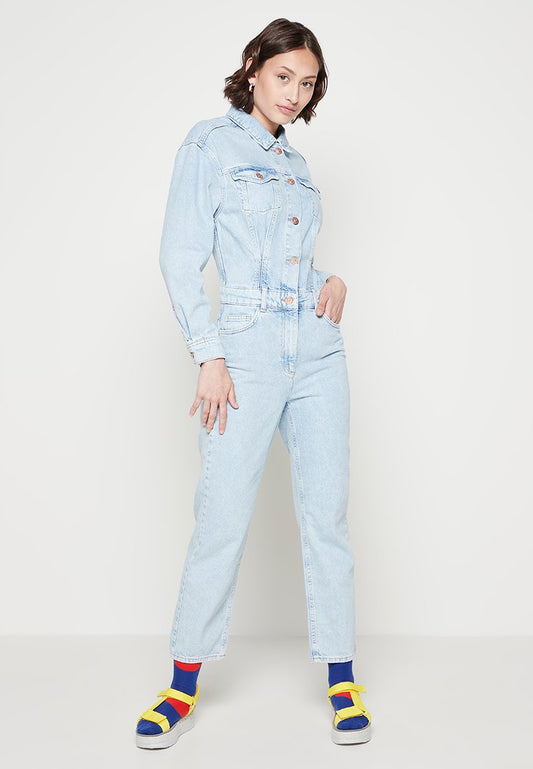 ONLMILLA LIFE LS DNM JUMPSUIT NAS Women