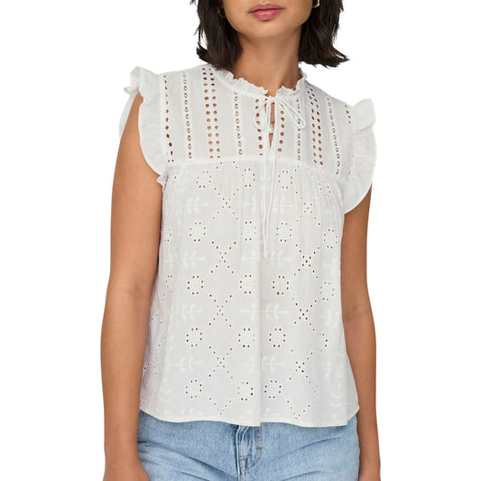 Only Reva Top (15218460-CLOUDDANCER) Women