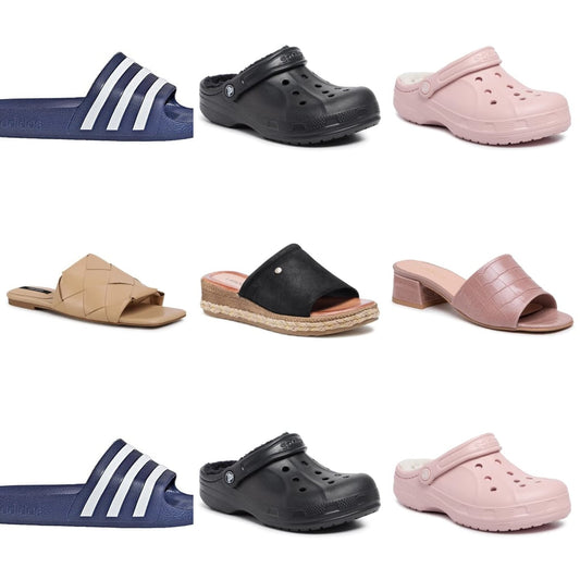 Women's Pool Sliders - Crocs, adidas, Lasocki cover