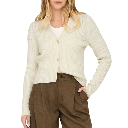 Only Katia Cardigan Vest (15310902-WHTECAPGRAY) Women