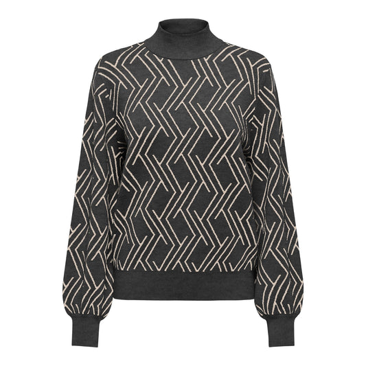 Only Anny Knitted Sweater (15327635-DARKGREYMEL) Women