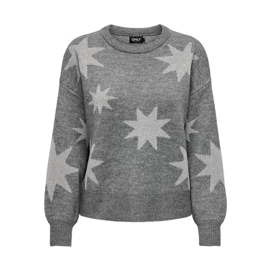 Only Rosie Knitted Sweater (15328250-MEDIUMGREYM) Women