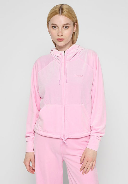 Stronger Velvet Zip Hoodie (ZZO2JXX19-I00) Women