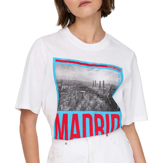 Only Stellar Life Shirt (15346595-BRWHITMADRI) Women