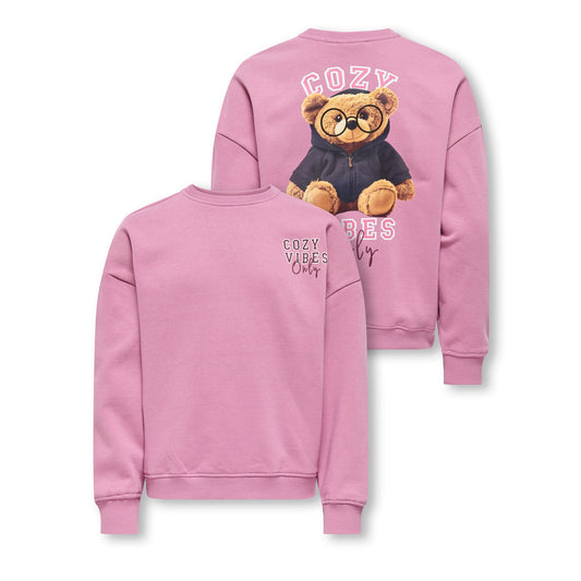 Only Bila Bear Sweater (15357903-MAUVEORCHID) Kids