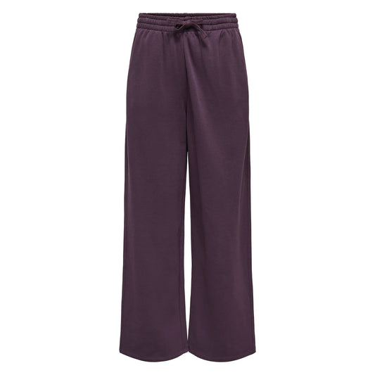 Only Play Jony Life HW Brush Wide Sweatpants (15359451-PLUMPERFECT) Women