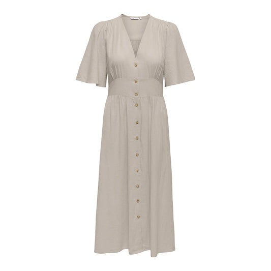 Only Tizana Midi Dress (15373535-SILVERLININ) Women