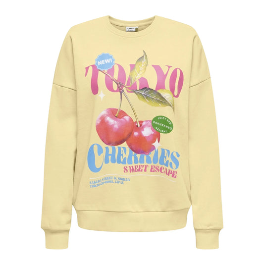 Only Elo Print Sweater (15373897-SUNLIGHT) Women