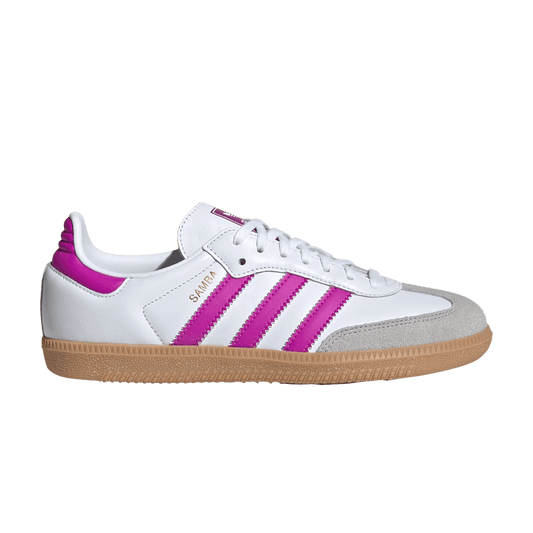 adidas Samba OG Footwear White Purple (Kids) Kids