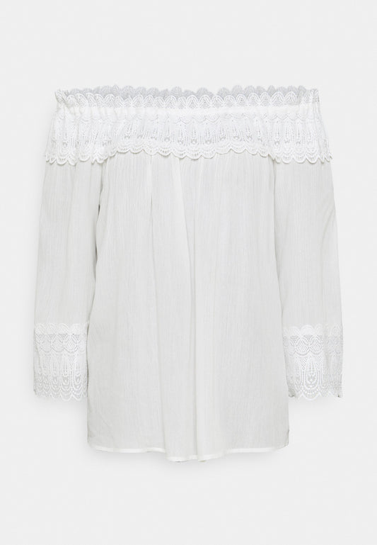 Cream CRBea Lace Blouse White (CR221E0KC-A11) Women