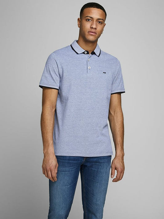 Jack & Jones Polo Shirt "Paulos" Light Blue Men