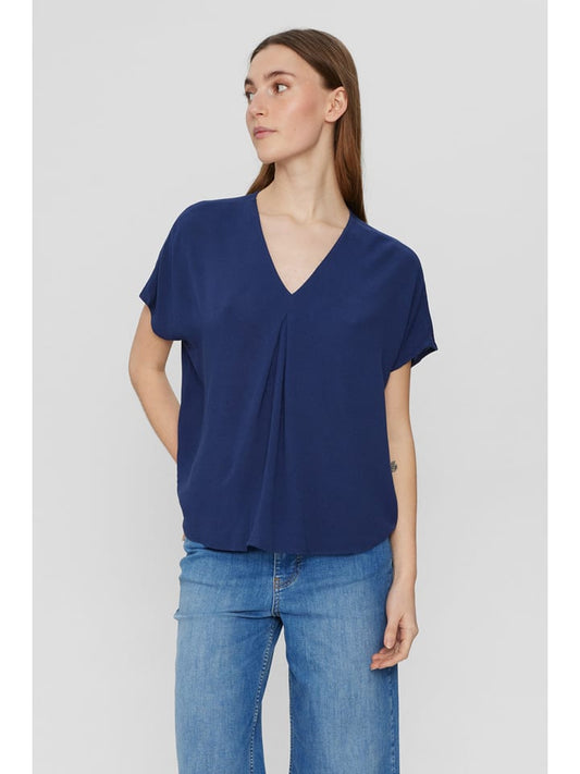 NÜMPH Shirt "Rikka" Navy Women