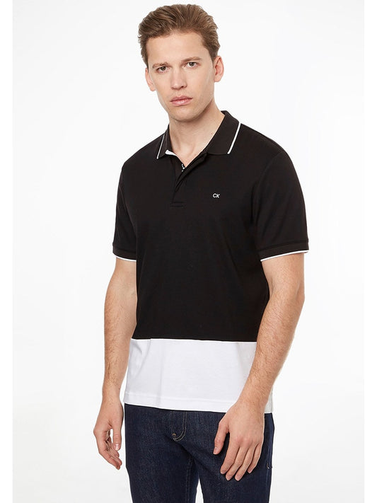 Calvin Klein Polo Shirt Black / White Men