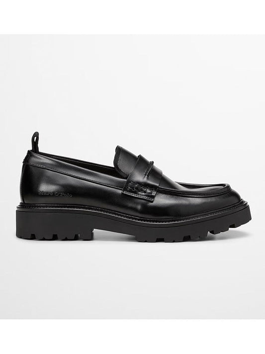 Marc O'Polo Shoes Leather Moccasins "Phil" Black Men
