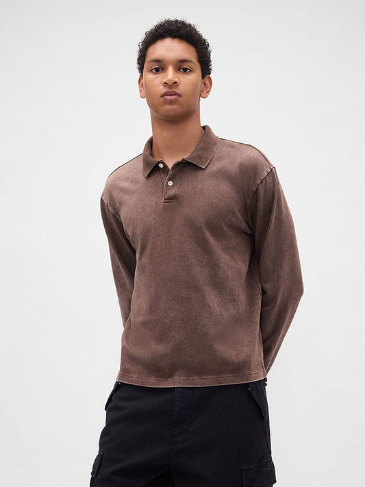GAP Polo Shirt Brown Men