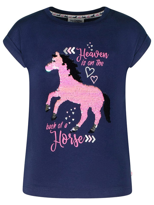 Salt and Pepper Shirt Navy Kids