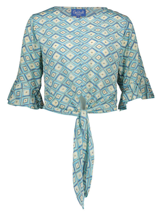 Isla Bonita by SIGRIS Blouse Turquoise Women