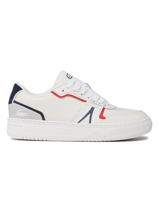 Lacoste Leather Sneaker White / Navy / Red Men