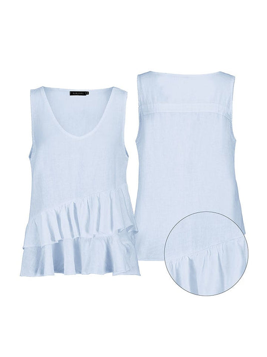 Eight2Nine Top Light Blue Women