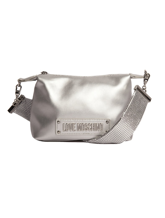 Love Moschino BORSA PU METALLIC SILVER (JC4140PP1MLO0969) Women