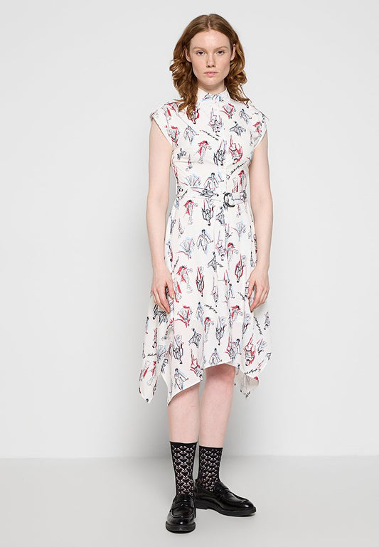 KARL SKETCH AOP MIDI DRESS Women