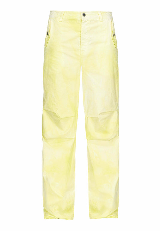 Pinko 103272 A1QX MARSIGLIA TROUSERS Neon Yellow (P6921A0DV-E11) Women