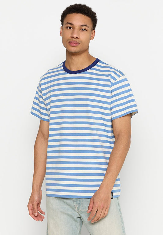 G-STAR Essential stripe Loose r t Blue (ZZO2EUF34-A00) Men
