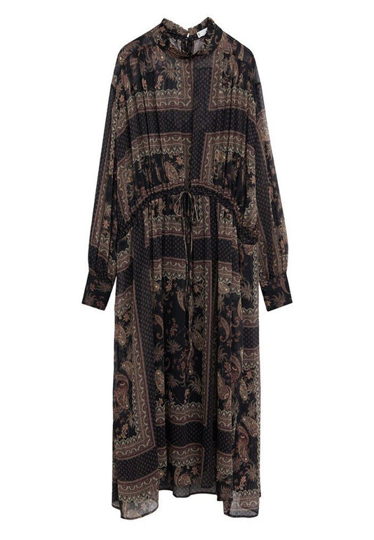 Fließendes print-kleid Women