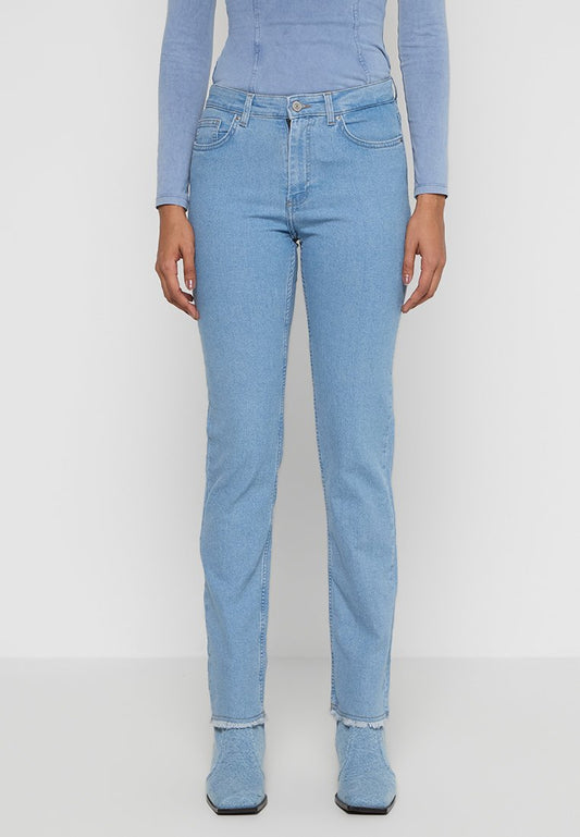 ONLLAURA MID WAIST STRAIGHT DNM BOX Women