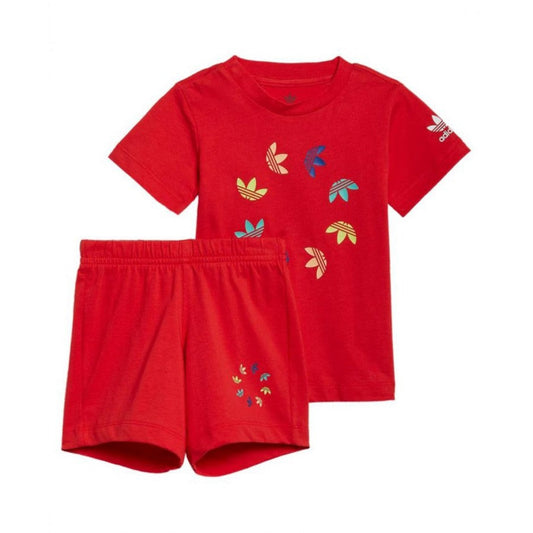 Adidas SHORT TEE SET RED (HE6853) Kids