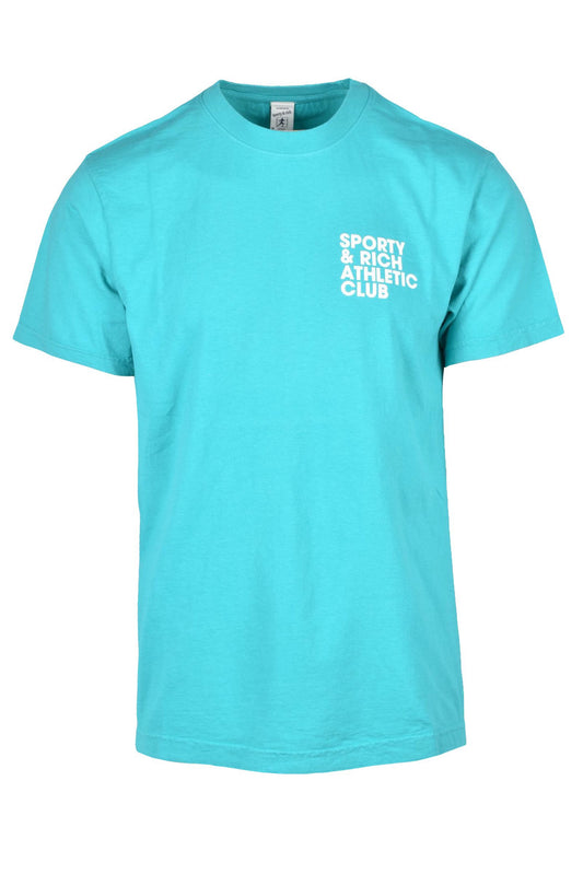 SPORTY & RICH t-shirt TURQUOISE (253667-1081) Men