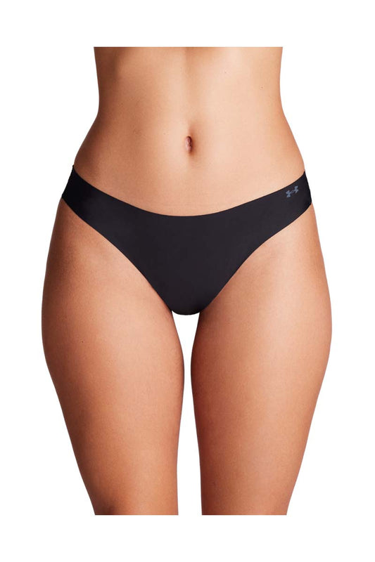UA PURE STRETCH NO SHOW THONG -SOLID 3PK (25UUSHJ135-001) Women
