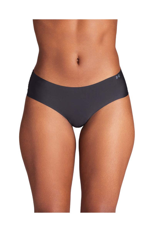 UA PURE STRETCH NO SHOW HIPSTER-SOLID3PK (25UUSHJ155-001) Women