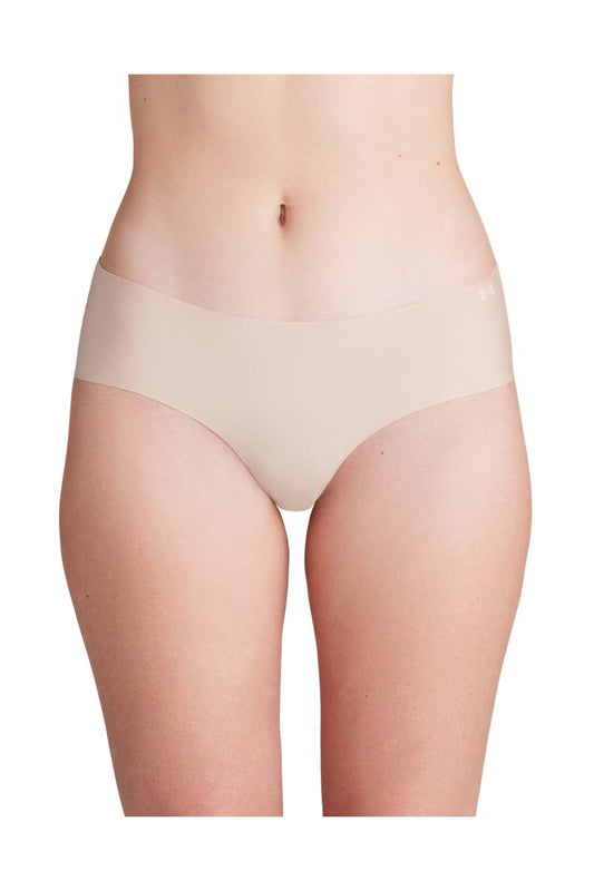UA PURE STRETCH NO SHOW HIPSTER-SOLID3PK (25UUSHJ155-249) Women