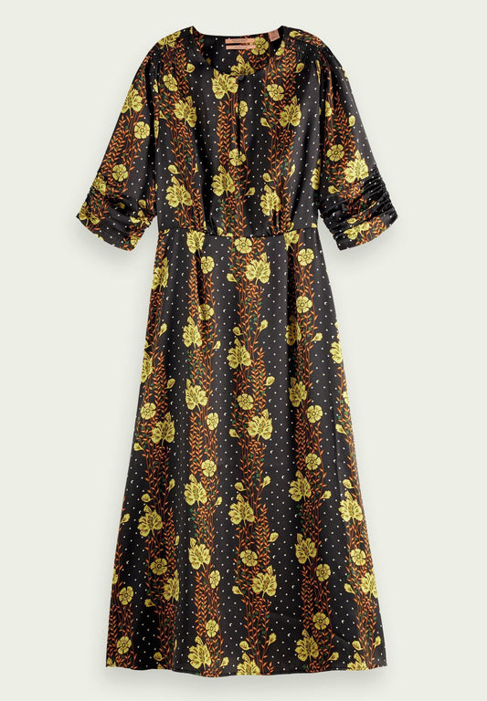 Scotch & Soda Short sleeve midi-dress Women