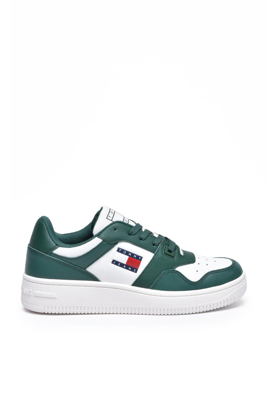 TOMMY JEANS sneakers WHITE/GREEN (259074-1107) Men