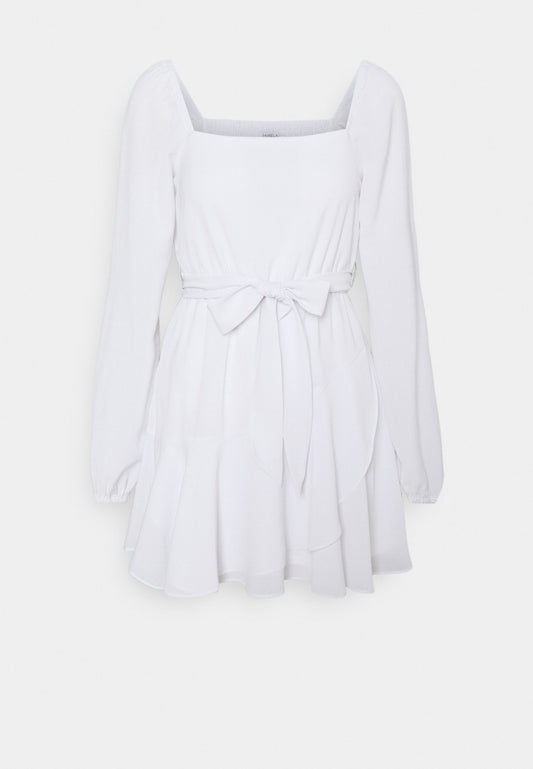 PAMELA REIF X ZALANDO - recycled overlapped frill mini dress Women