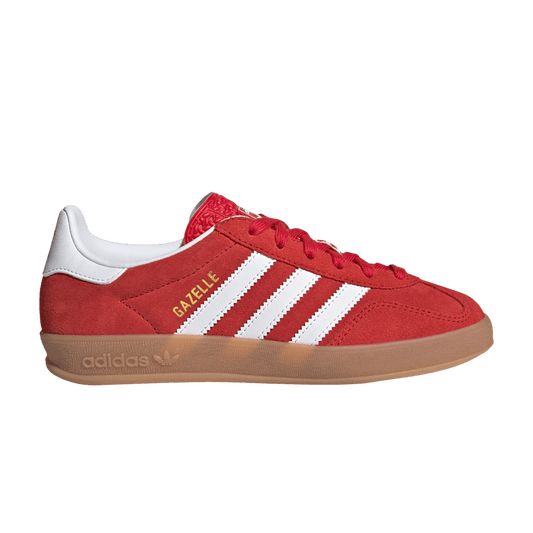 adidas Gazelle Indoor Better Scarlet Cloud White Gum (GS) (JS3801) Kids