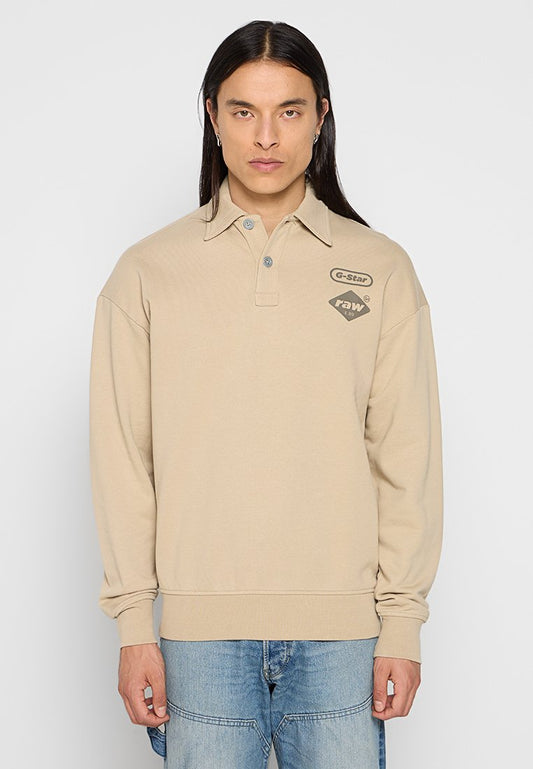 G-STAR Polo Loose sw Sand (ZZO2JMK20-T00) Men