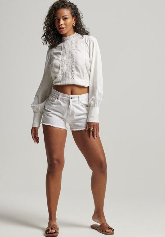 SUPERDRY Studios Lace Mix Top Women