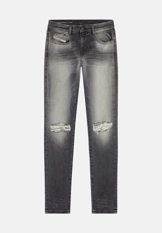 Diesel 2019 D-STRUKT 09G03 Slim Jeans Light Grey (DI122G13H-C11) Men