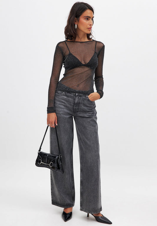 NA-KD Jeans Grey (NAA21A0YA-C11) Women