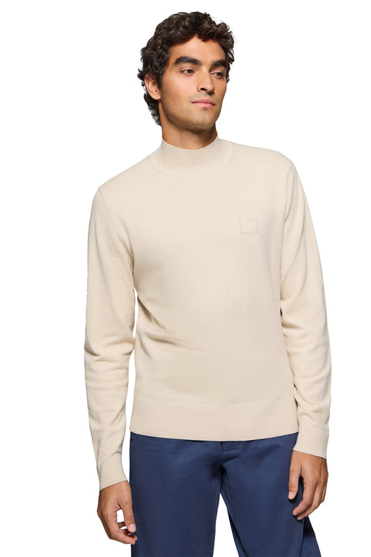 KHAN PERKINS NECK BEIGE (44015) Men
