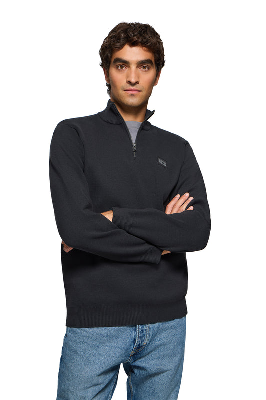 KODA STRONG ZIPPER NECK BLACK (44016) Men