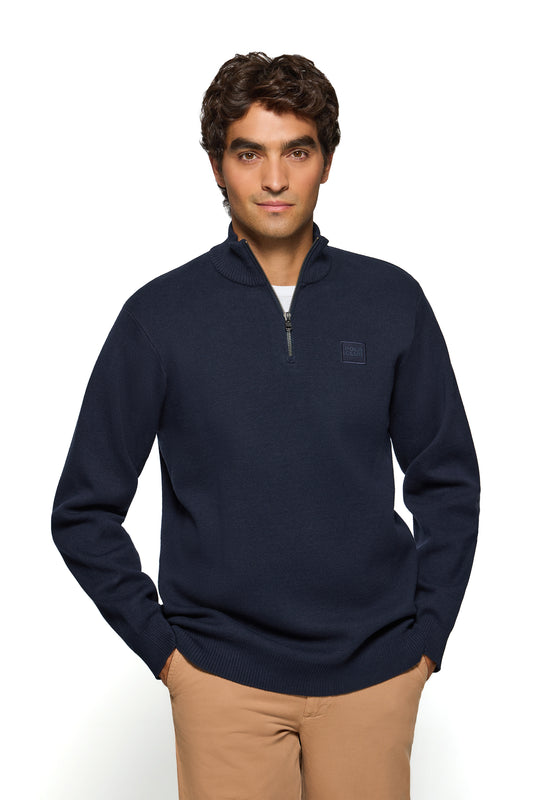 KODA STRONG ZIPPER NECK NAVY (44017) Men