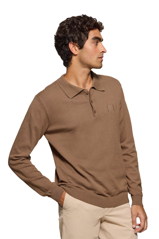 KALEO POLO NECK BROWN (44023) Men
